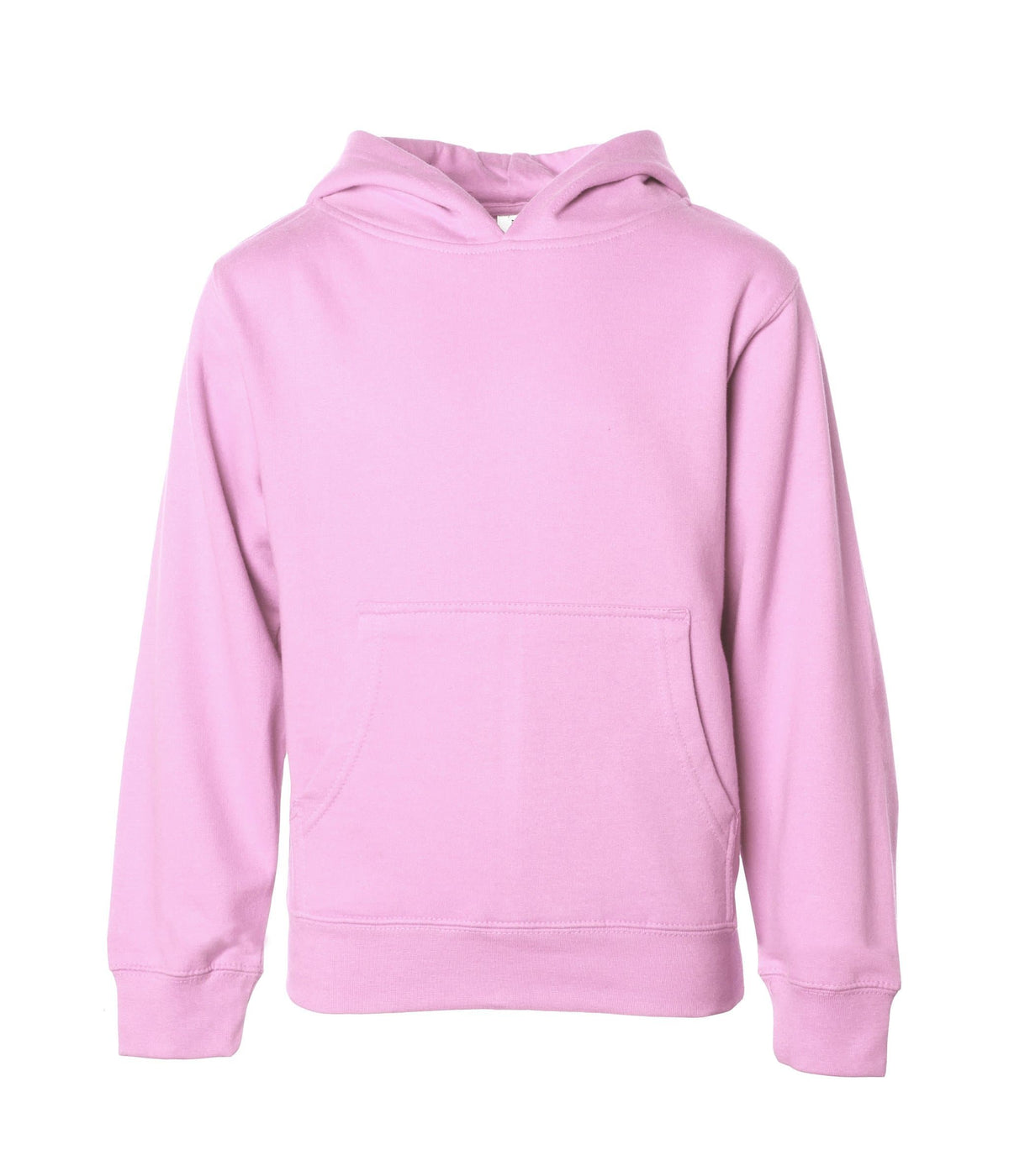 INDEPENDENT SS4001Y-P1, Ss4001y - Youth Midweight Pullover Hooded Sweatshirt (colors A-m), Light Pink
