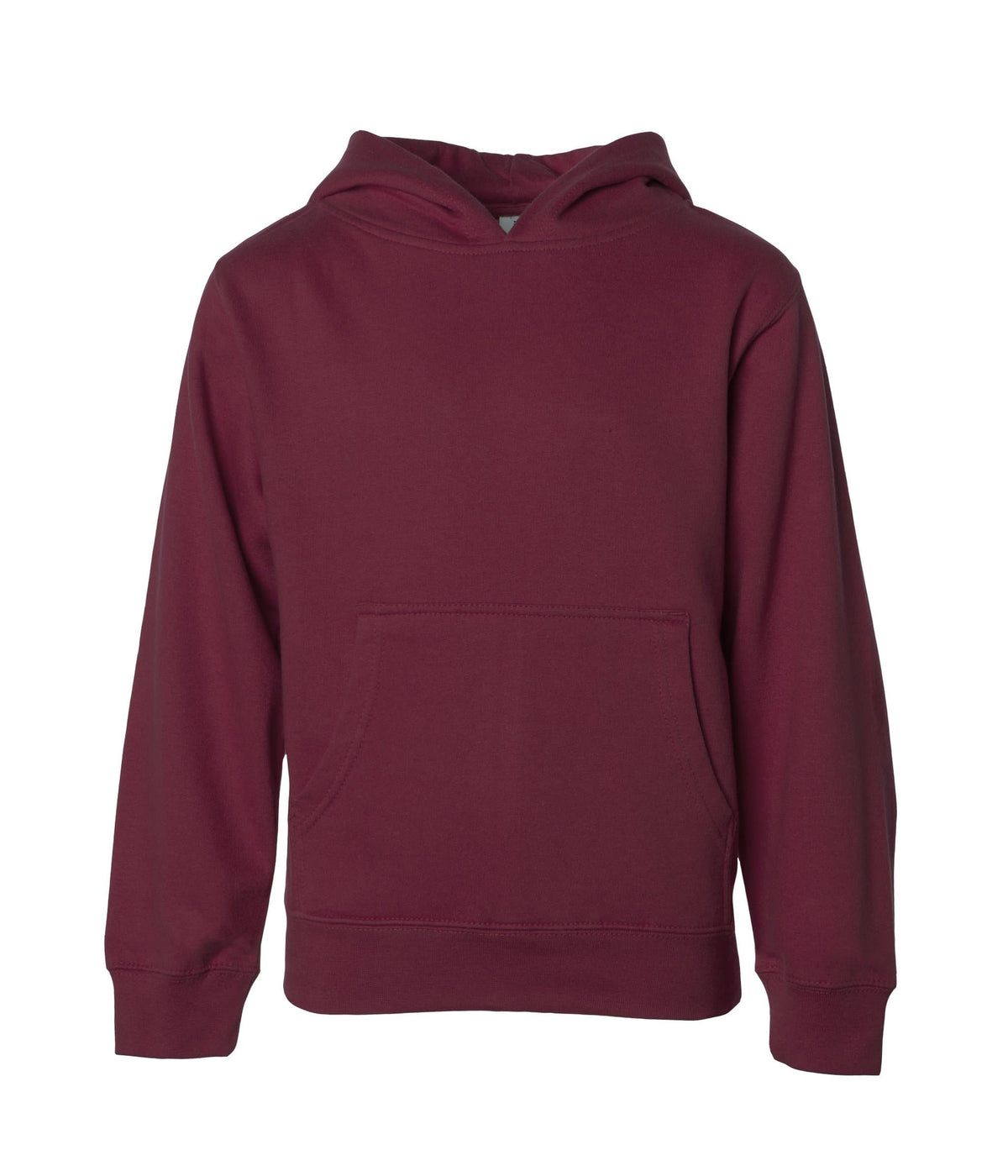 INDEPENDENT SS4001Y-P1, Ss4001y - Youth Midweight Pullover Hooded Sweatshirt (colors A-m), Maroon