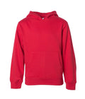 INDEPENDENT SS4001Y-P2, Ss4001y - Youth Midweight Pullover Hooded Sweatshirt (red, Royal Heather, White), Red