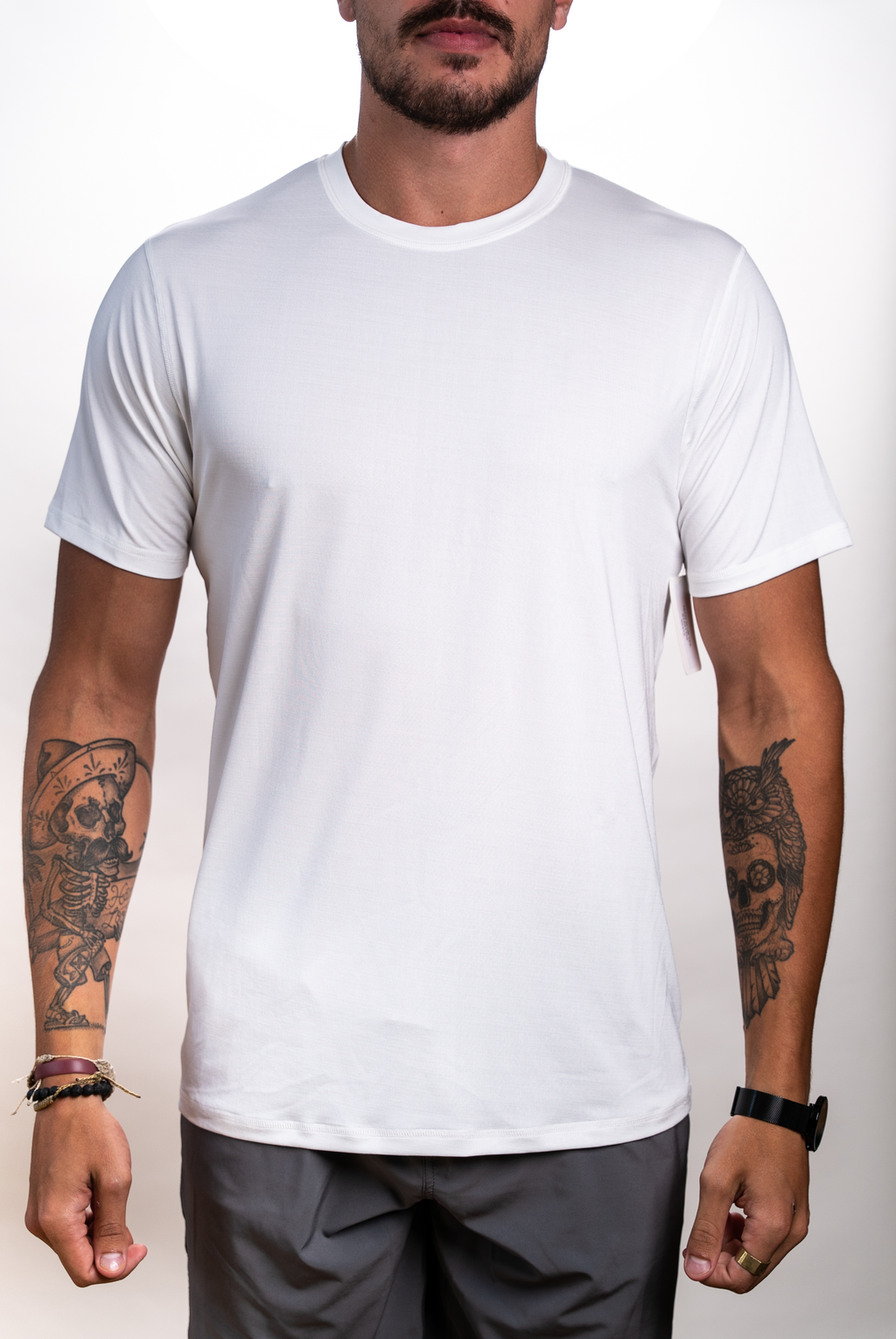 SEVEN TIDES STSSTT09, Tech Slub Ss Tee, White