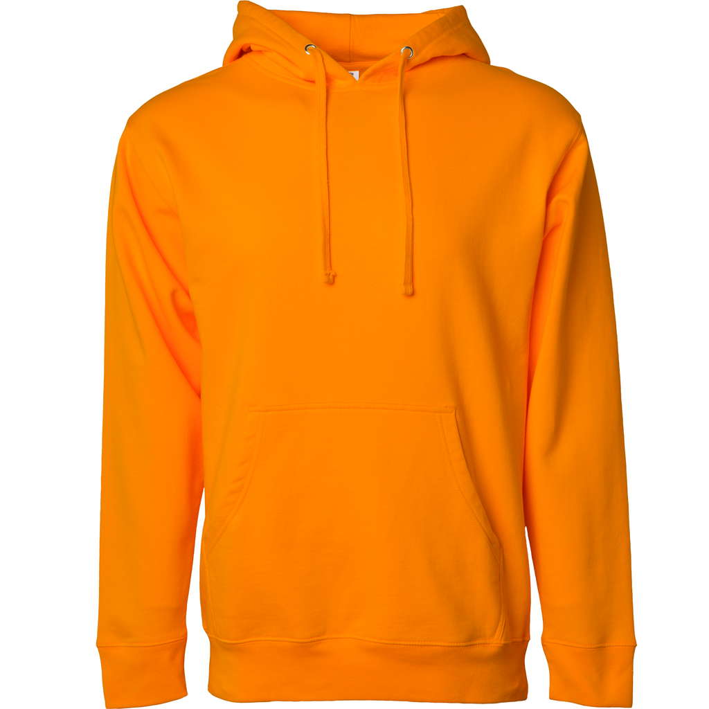 INDEPENDENT SS4500, Midweight Hooded Pullover Sweatshirt (promo), Safety Orange