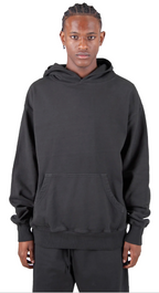 SHAKA WEAR Los Angeles Garment Dye Fleece Hoodie, - 13.5 Oz, Shadow