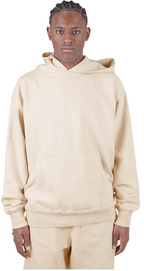 SHAKA WEAR Los Angeles Garment Dye Fleece Hoodie, - 13.5 Oz, Cream