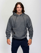 Milltex Sportswear 767, Adult Unisex Marled Premium Hoodie, Charcol marled
