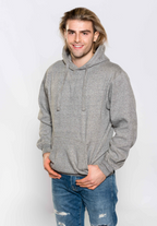 Milltex Sportswear 767, Adult Unisex Marled Premium Hoodie, Graphite Marled