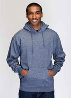 Milltex Sportswear 767, Adult Unisex Marled Premium Hoodie, Navy Marled