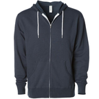 INDEPENDENT AFX90UNZ-P1, Afx90unz - Unisex Zip Hooded Sweatshirt (colors F-s), Slate Blue