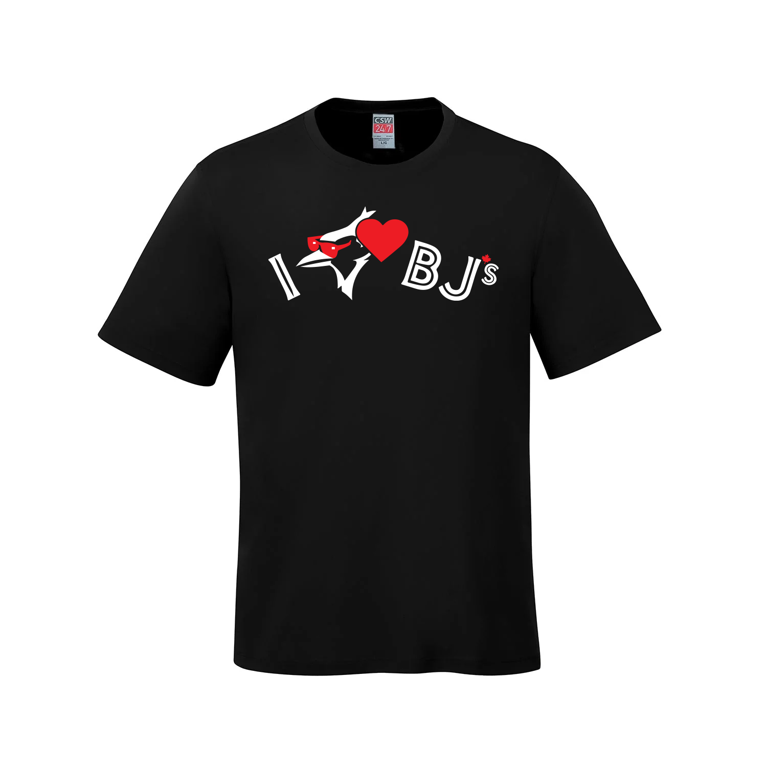 I Love BJs with Sunglasses - Arch Print