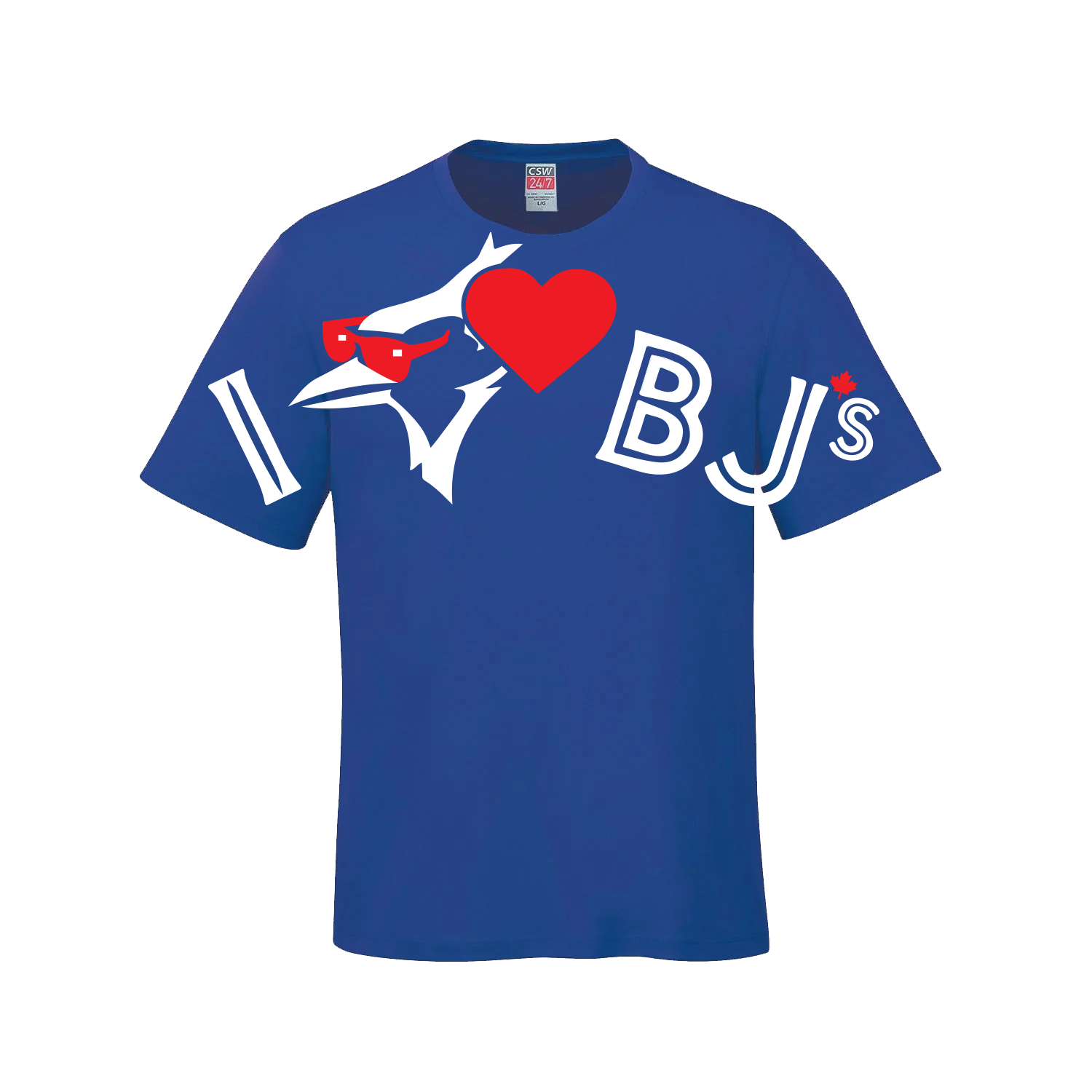 The "Big League" Oversized Print Tee