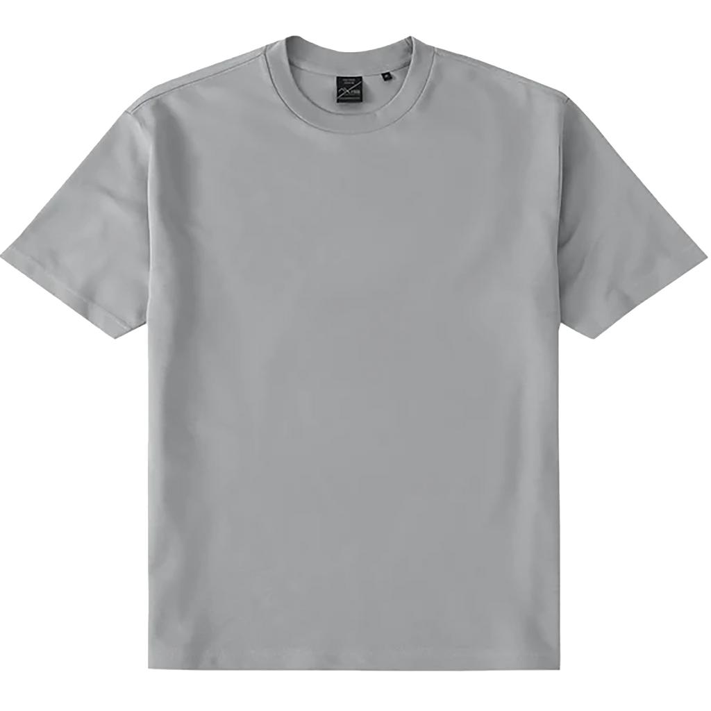 AXISM 7010-P1, 7010 - Dri Ease Oversized Tee (colors A-p), Smoke Grey
