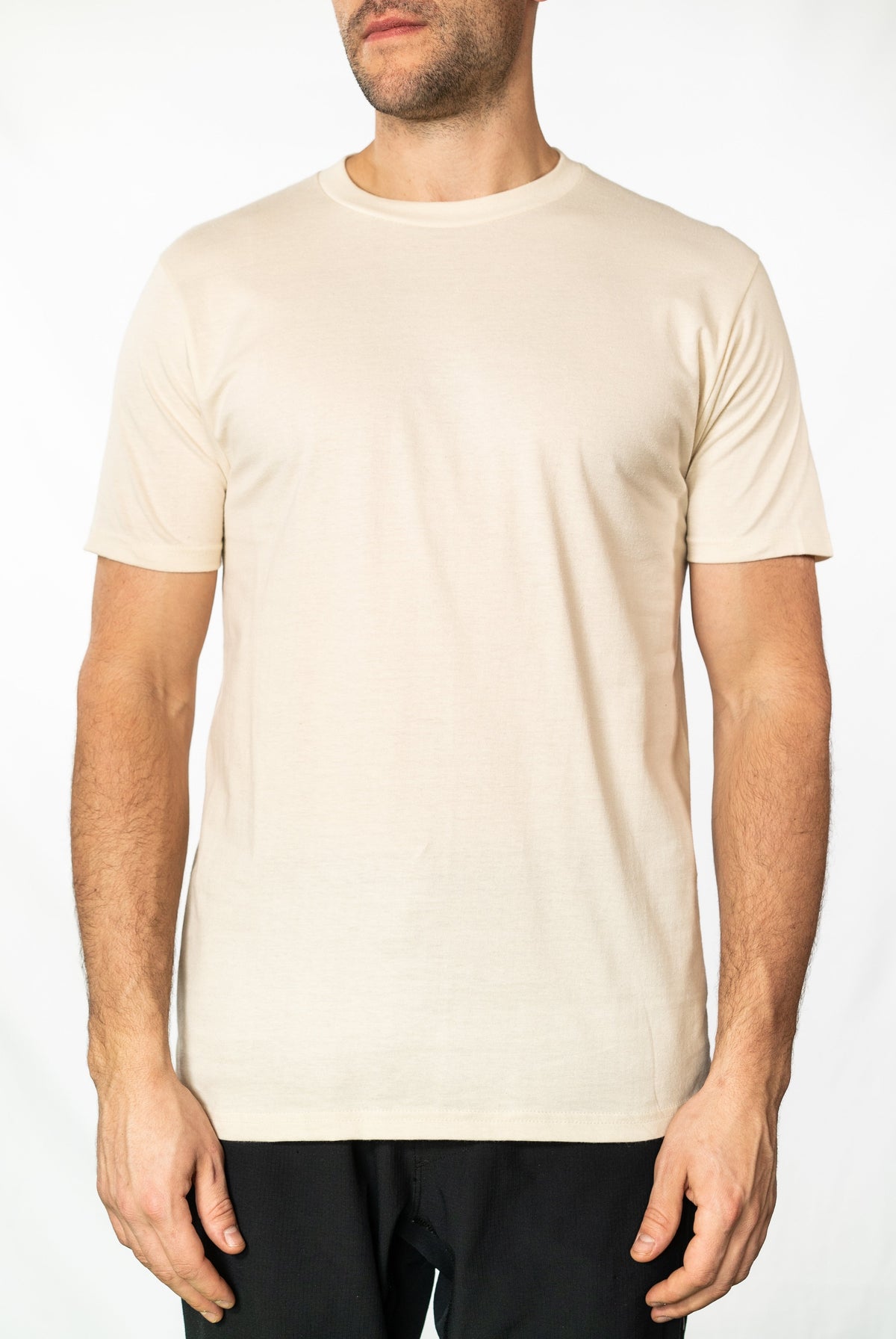 OPTIMA 47151-P1, 47151 - Men's Premium Tee (colors A-c), Cream