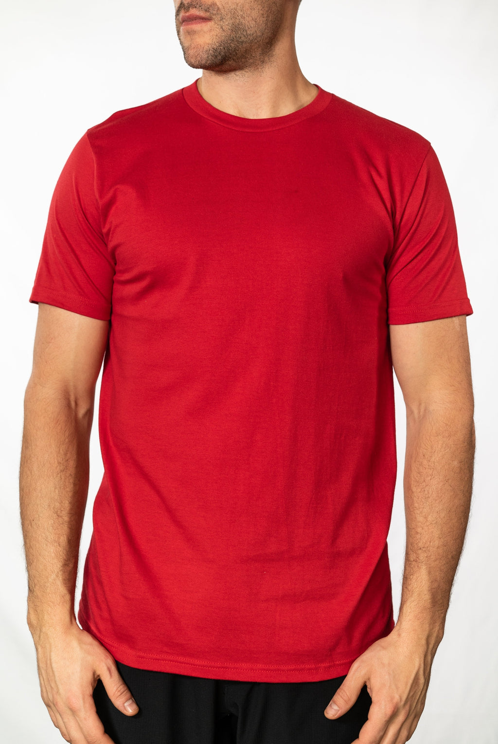 OPTIMA 47151-P1, 47151 - Men's Premium Tee (colors A-c), Mountain Red