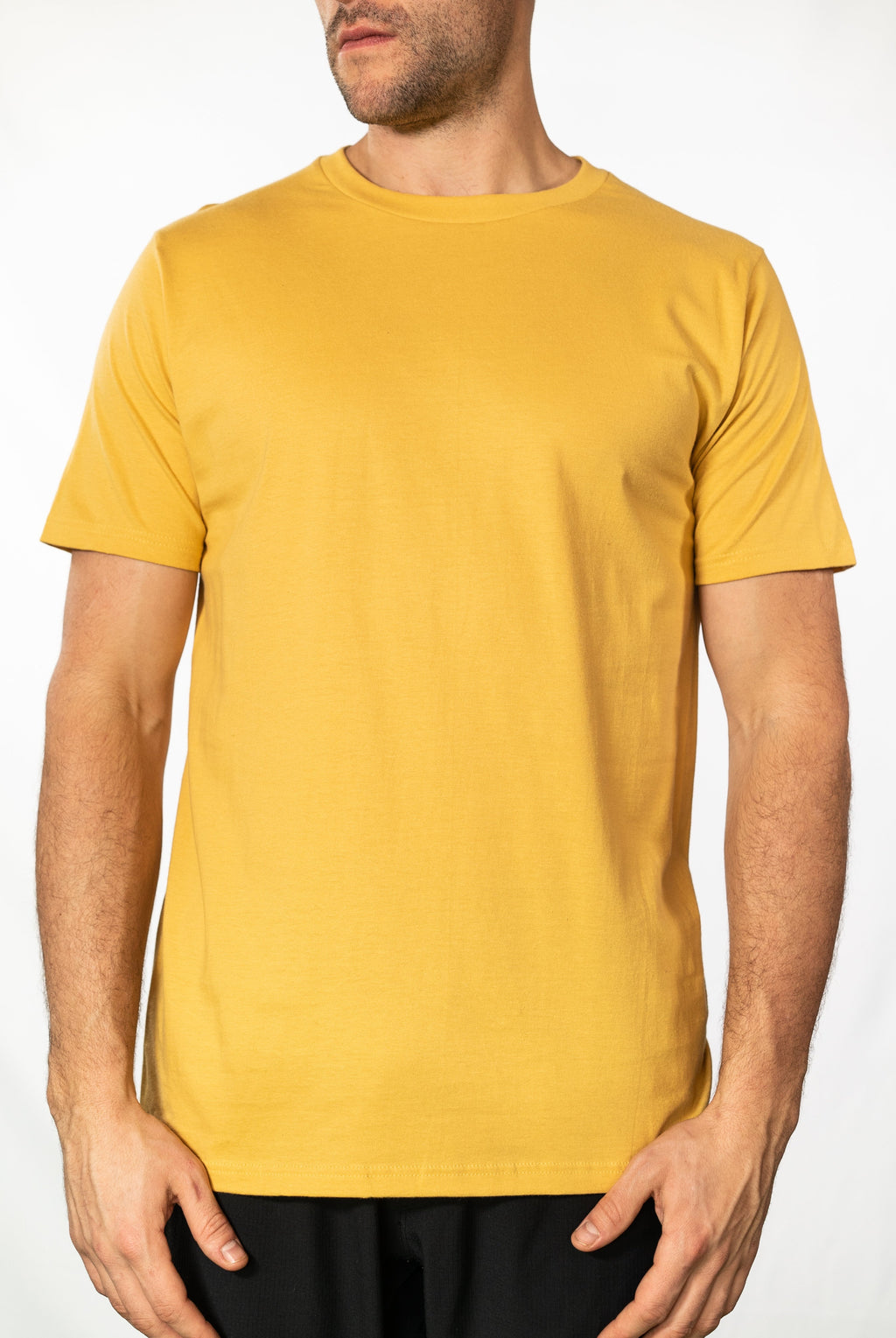 OPTIMA 47151-P1, 47151 - Men's Premium Tee (colors A-c), Mustard