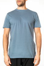 OPTIMA 47151, Mens Premium Tee, Steel Blue