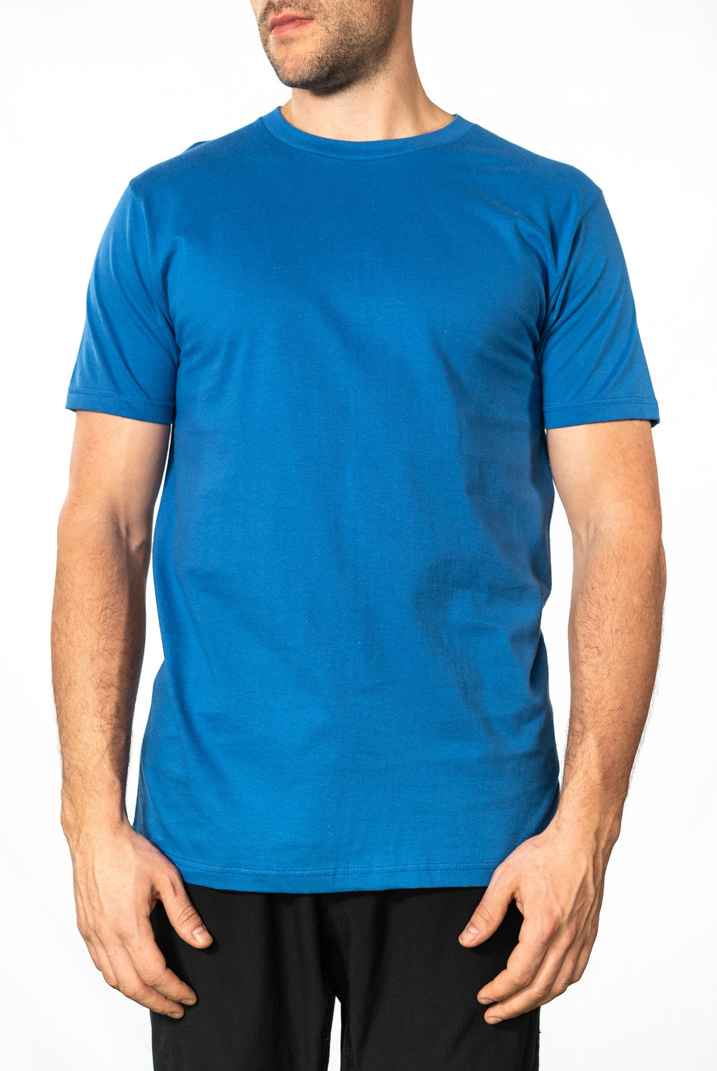 OPTIMA 47151, Men's Premium Tee, Vivid Blue