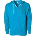INDEPENDENT AFX90UNZ-P2, Afx90unz - Unisex Zip Hooded Sweatshirt (turquoise), Turquoise