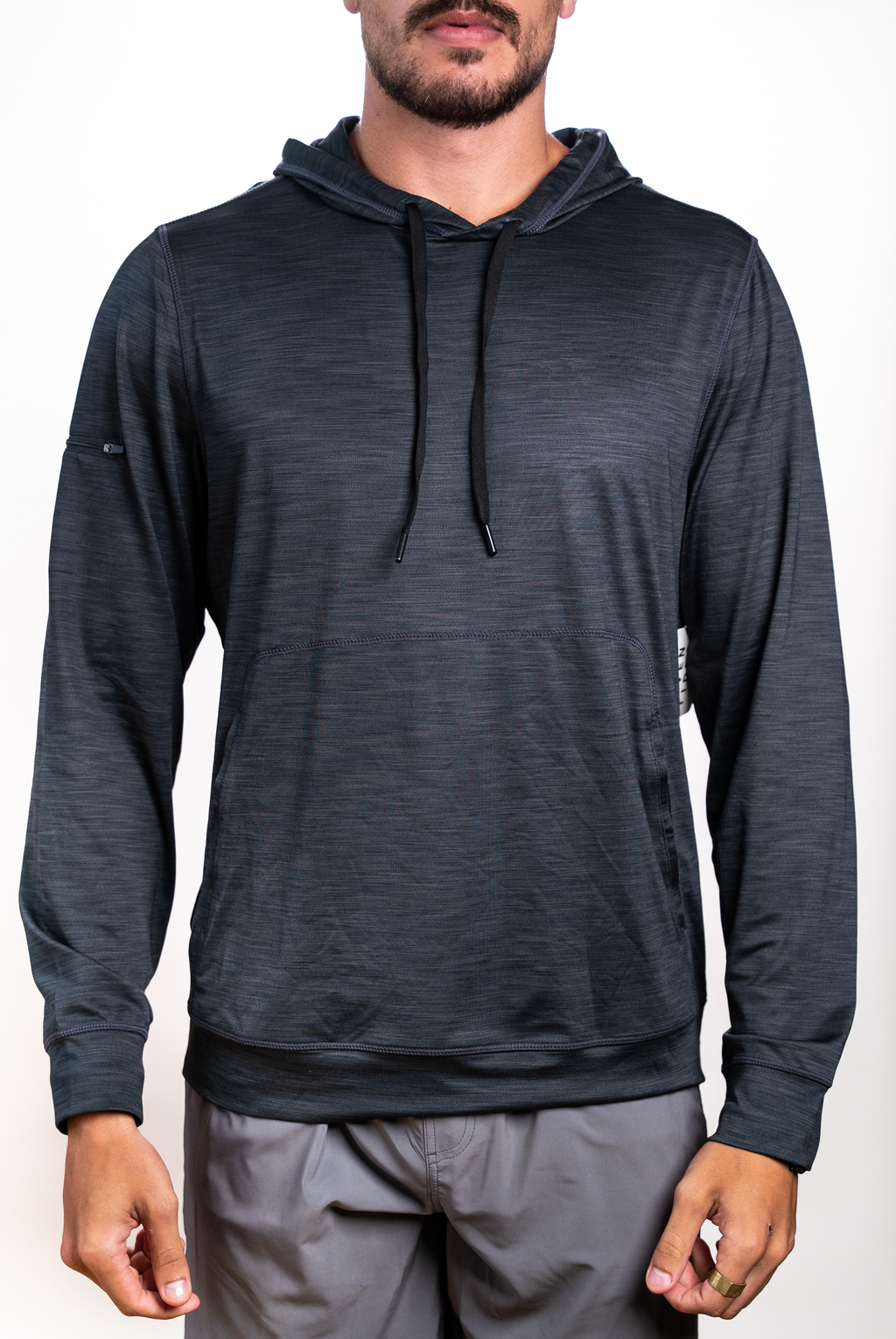 SEVEN TIDES STLSTT09, Tech Slub Ls Hood, Dark Charcoal