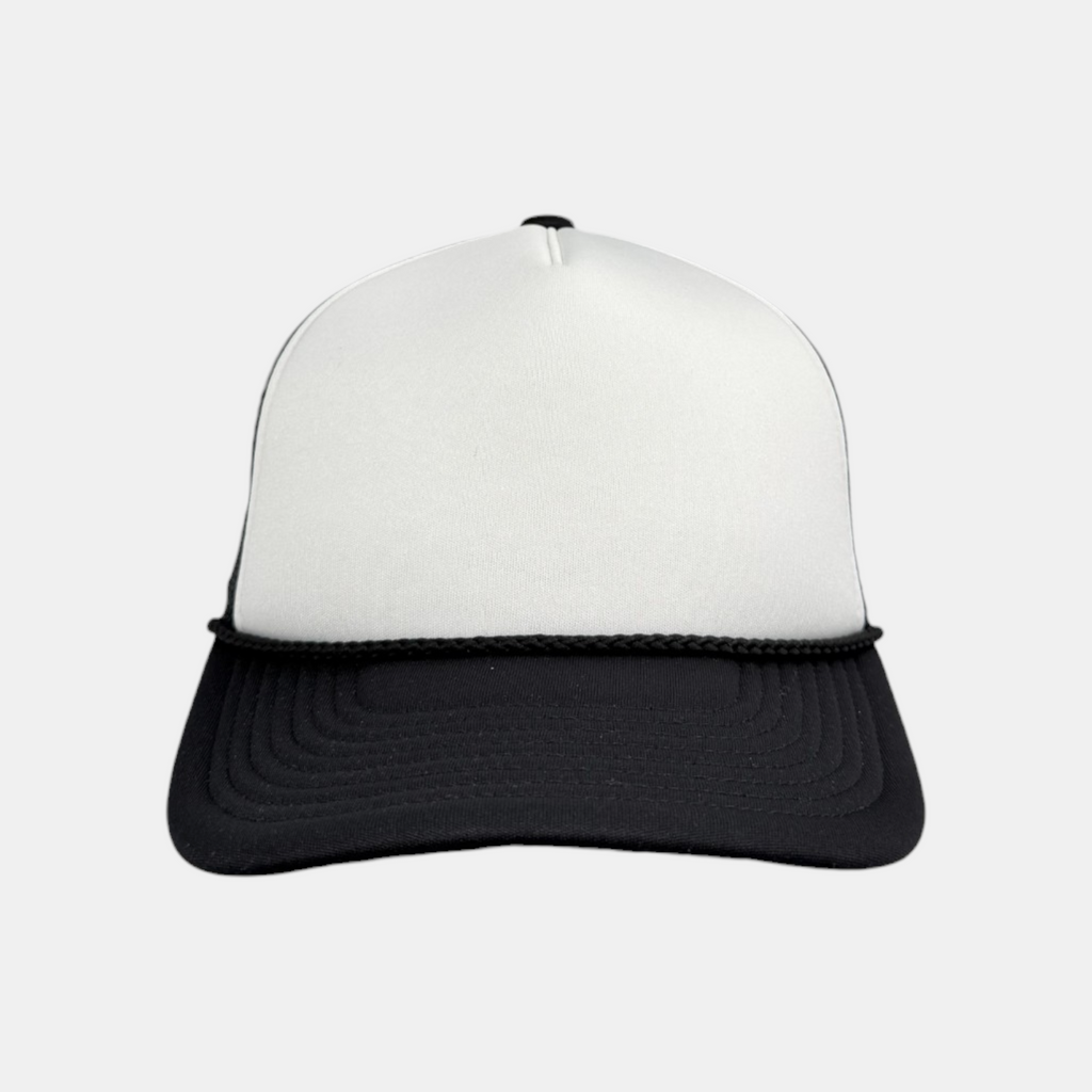 BLNKSMADE C5201-FT | The Foam Trucker Cap, Caps, Black White