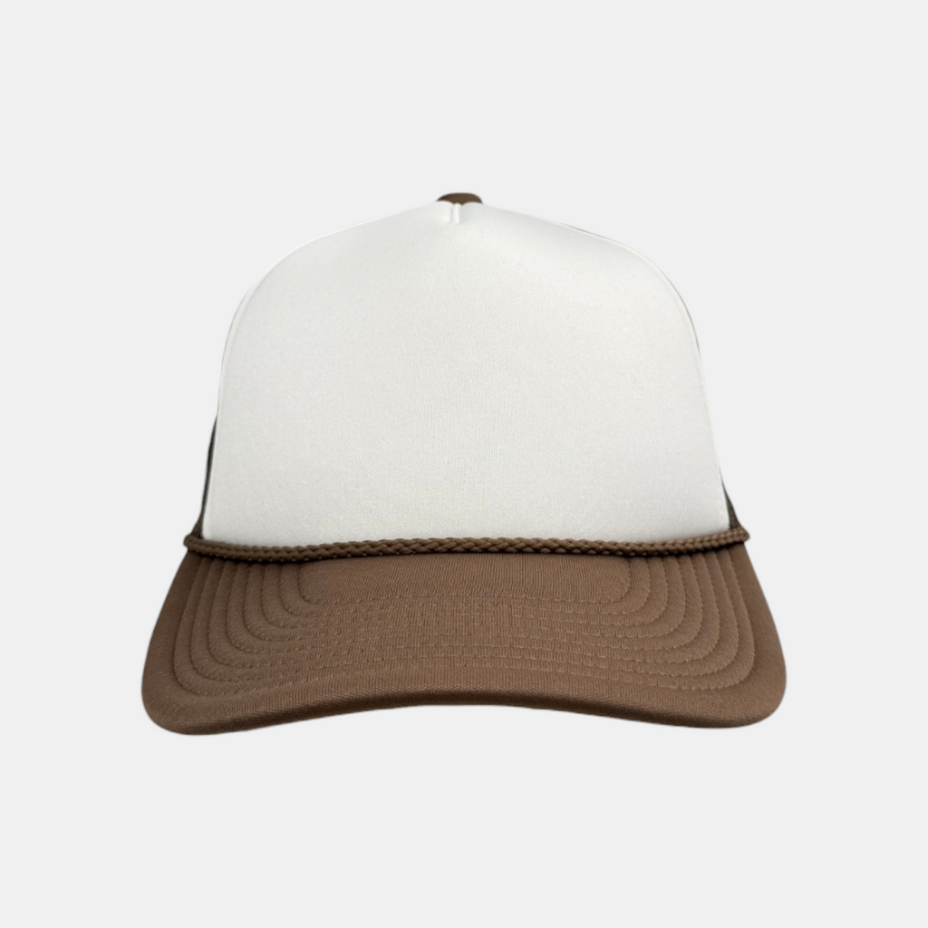 BLNKSMADE C5201-FT | The Foam Trucker Cap, Caps, Brown White