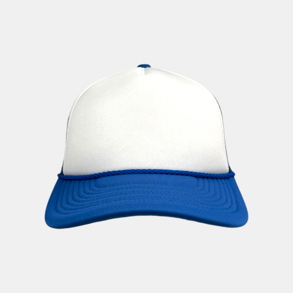 BLNKSMADE C5201-FT | The Foam Trucker Cap, Caps, Royal White