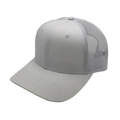 NISSI CAPS GNV-003M, Premium Pro Style 6 Panels Mesh Trucker Cap, White