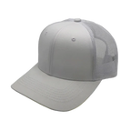 NISSI CAPS GNV-003M, - Premium Pro Style 6 Panels Mesh Trucker Cap, White