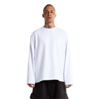 SHAKA WEAR Max Heavyweight Oversized Long Sleeve, - 7.5 Oz, Off White