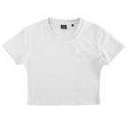 AXISM 7013, Woman Dri Ease Crop Top, White