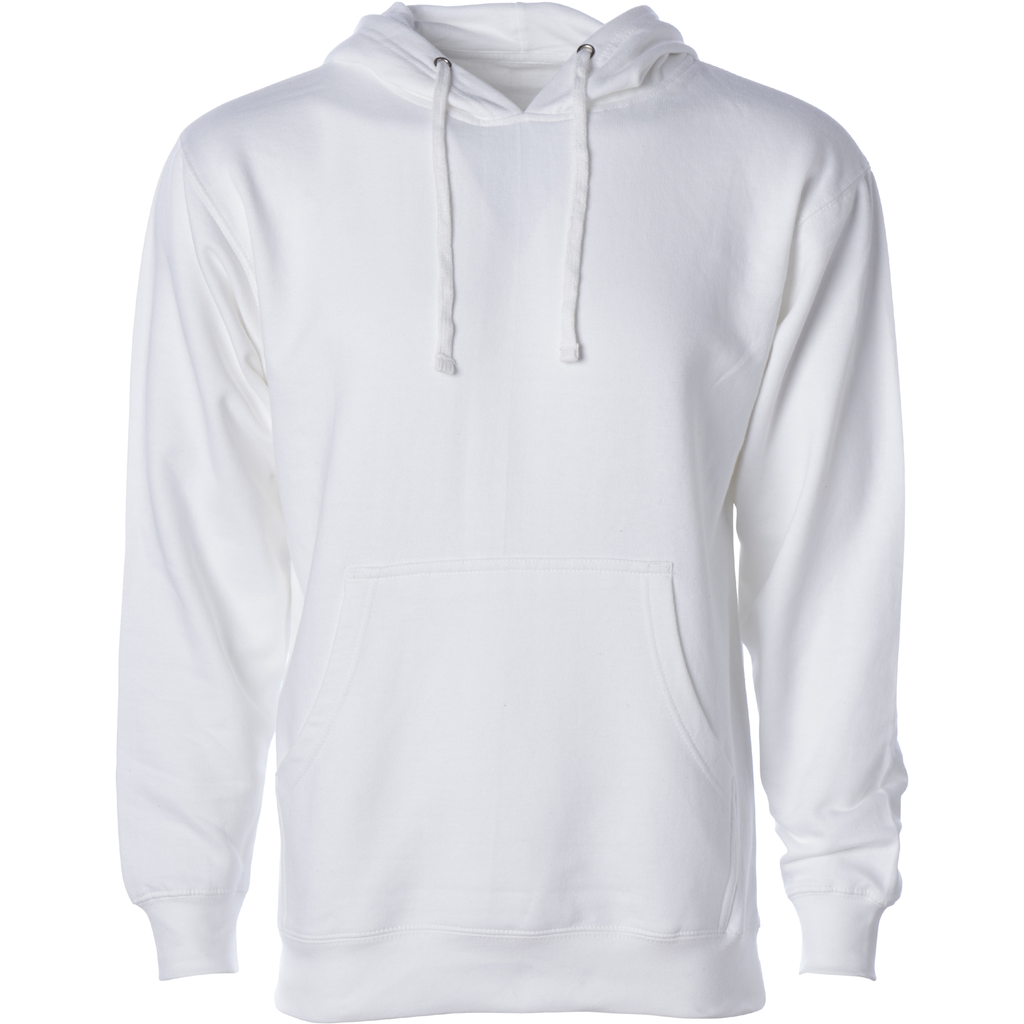 INDEPENDENT SS4500, Midweight Hooded Pullover Sweatshirt (promo), White