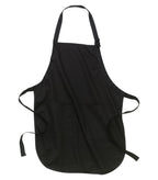 ATC Everyday Collection A100, Full Length Apron With Soil Release, Black