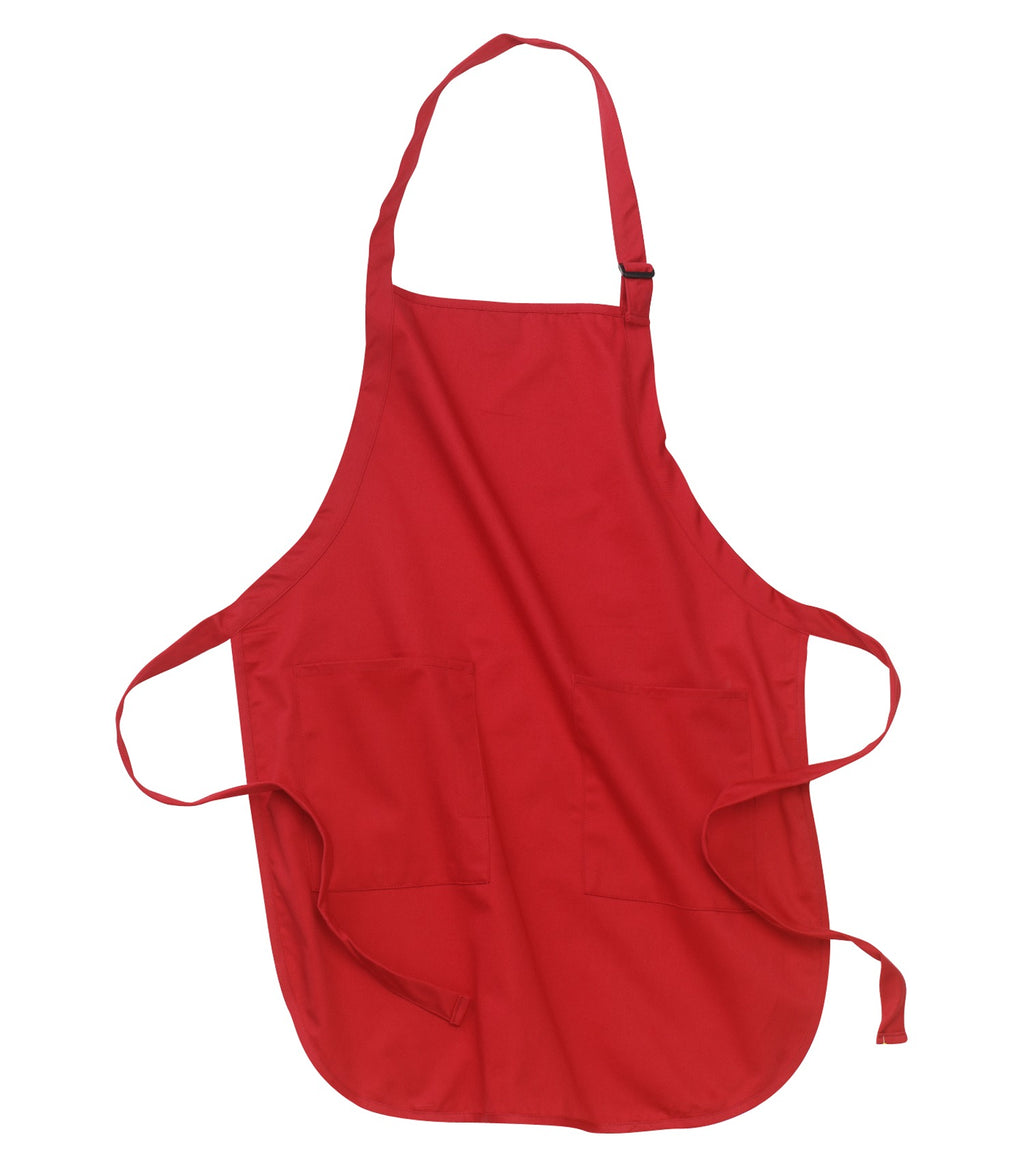 ATC Everyday Collection A100, Full Length Apron With Soil Release, Red