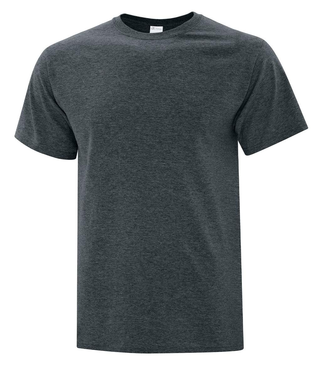ATC Everyday Collection ATC1000, Cotton Tee, Team Dark Heather**