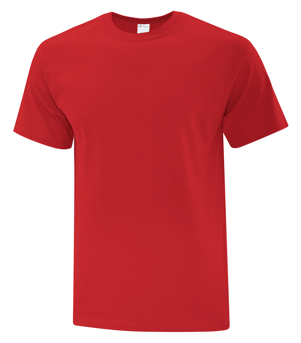 ATC Everyday Collection ATC1000, Cotton Tee, Team Red