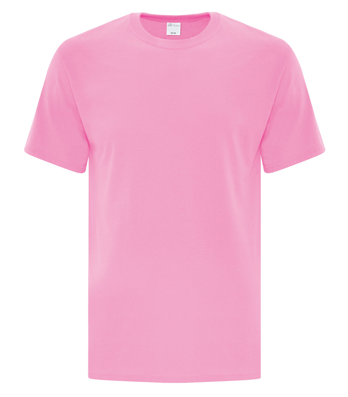 ATC Everyday Collection ATC1000, Cotton Tee, Candy Pink