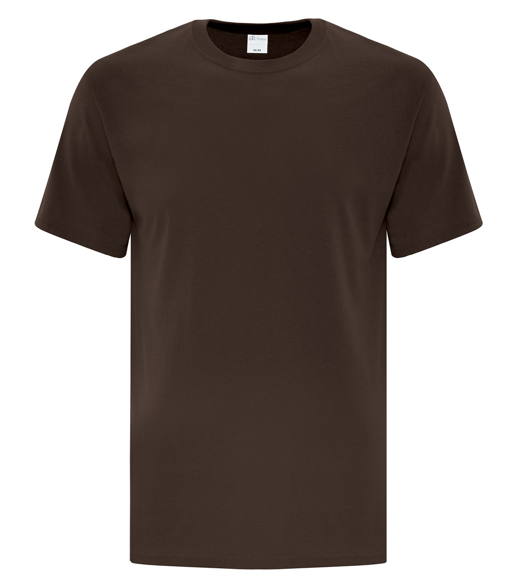 ATC Everyday Collection ATC1000, Cotton Tee, Dark Chocolate Brown