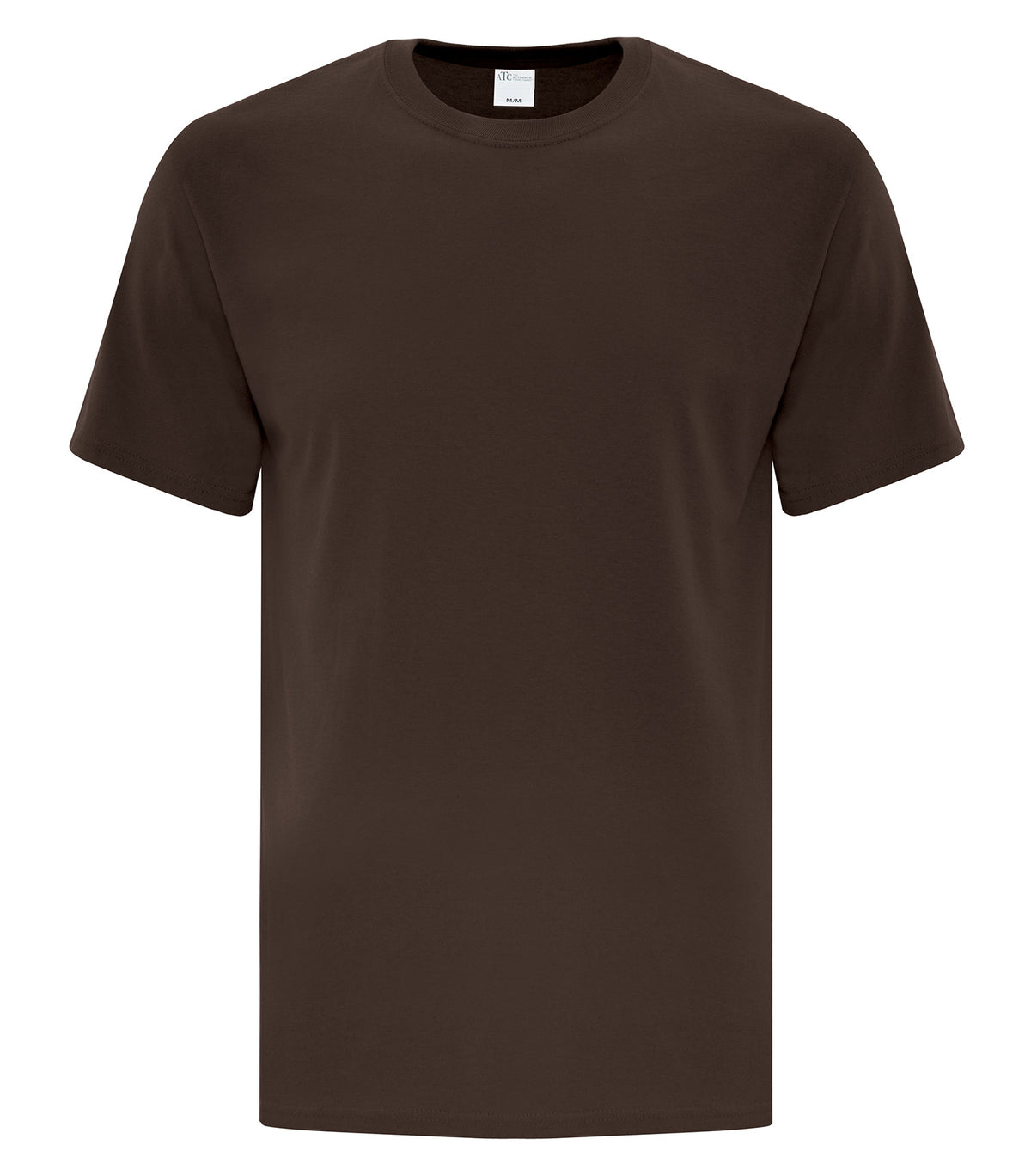 ATC Everyday Collection ATC1000, Cotton Tee, Dark Chocolate Brown