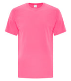 ATC Everyday Collection ATC1000, Cotton Tee, Neon Pink**