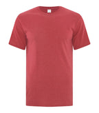 ATC Everyday Collection ATC1000, Cotton Tee, Heather Red**