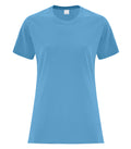 ATC Everyday Collection ATC1000L, Cotton Ladies' Tee, Aquatic Blue