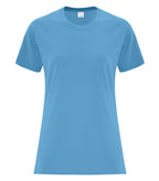 ATC Everyday Collection ATC1000L, Cotton Ladies' Tee, Aquatic Blue