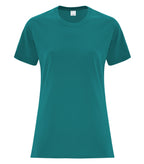 ATC Everyday Collection ATC1000L, Cotton Ladies' Tee, Teal