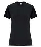 ATC Everyday Collection ATC1000L, Cotton Ladies' Tee, Black