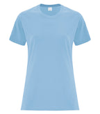 ATC Everyday Collection ATC1000L, Cotton Ladies' Tee, Light Blue