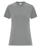 ATC Everyday Collection ATC1000L, Cotton Ladies' Tee, Medium Grey