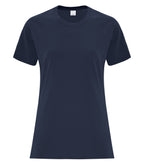 ATC Everyday Collection ATC1000L, Cotton Ladies' Tee, Navy