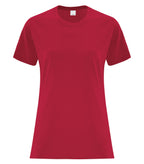 ATC Everyday Collection ATC1000L, Cotton Ladies' Tee, Red