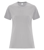 ATC Everyday Collection ATC1000L, Cotton Ladies' Tee, Silver