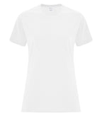 ATC Everyday Collection ATC1000L, Cotton Ladies' Tee, White