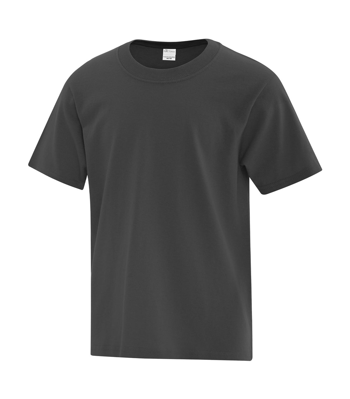 ATC Everyday Collection ATC1000Y, Cotton Youth Tee, Team Charcoal