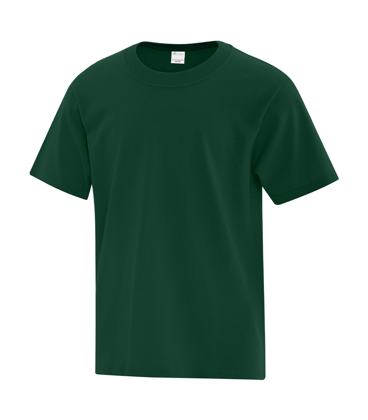 ATC Everyday Collection ATC1000Y, Cotton Youth Tee, Team Forest Green